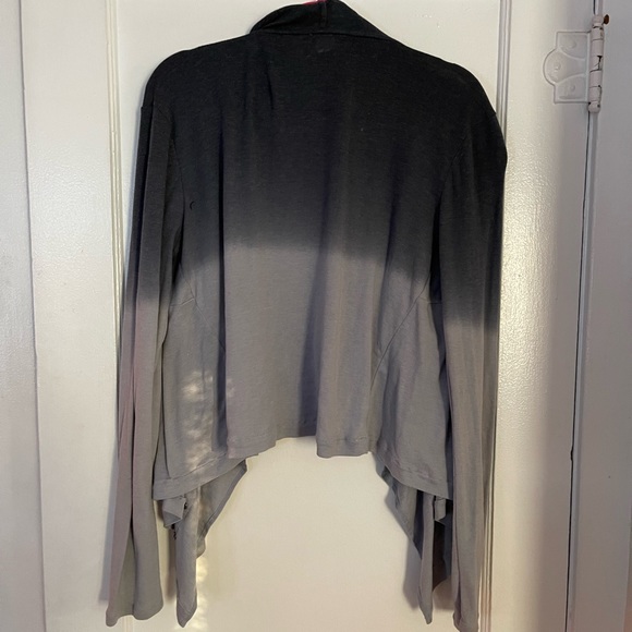Anthropologie Grey Dip-Dye Cardigan - Picture 5 of 6